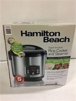 HAMILTON BEACH RICE COOKER & STEAMER