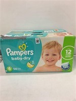 PAMPERS BABY-DRY DIAPER, SIZE 6 (120 PIECES)