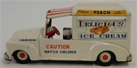 RARE DELICIOUS ICE CREAM TRUCK FRICTION TOY