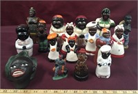 Lot Of Vintage Black Memorabilia: Salt & Peppers