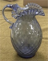 Fenton Purple Fluted Pitcher