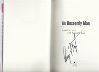 Larry Flynt signed book