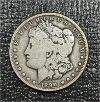 1890-CC US Morgan Dollar *Carson City