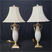 Pair of Lenox table lamps