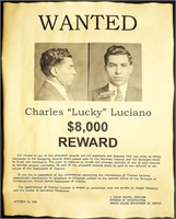 Lucky Luciano Reprint photo