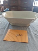 Longaberger ceramic bowl, no chips