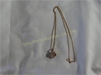 14Kt & 14kt Plumb marked on chain & Clasp only,
