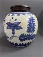 Chinese Blue and White Porcelain Jar