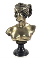 Santini Neo-Classical Female Bust Paolina B, 9.5"