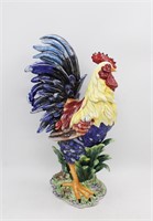 Large Vintage Porcelain Chicken Rooster 23" Tall