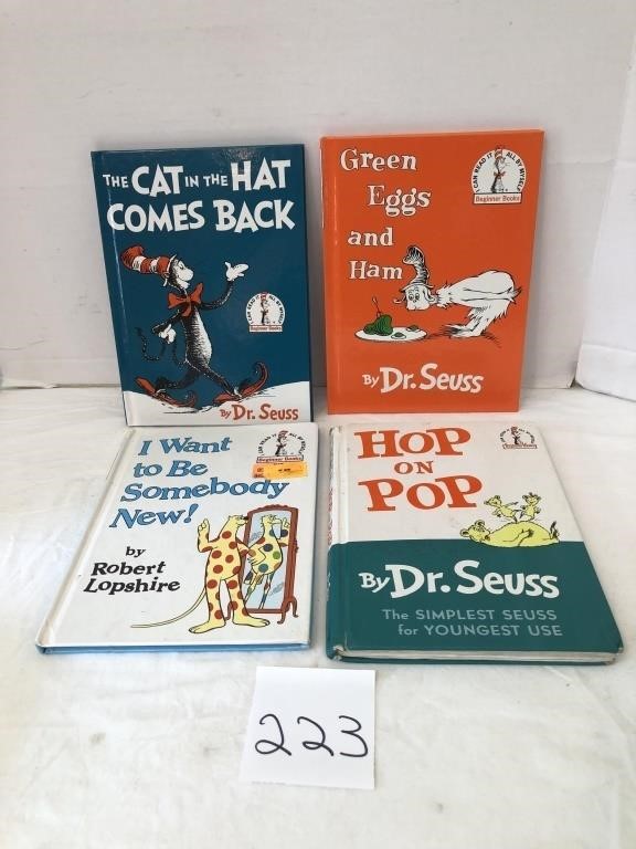 4 Dr. Seuss books