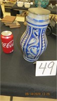 Vintage blue design pitcher