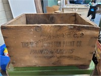 18 In Johnston Paint Wood Crate