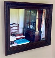 Vintage wooden framed mirror