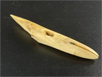 Anceint ivory toggle style harpoon tip. Wear is co