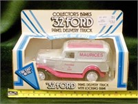 ERTL 1932 Ford Die Cast panel delivery truck Bank