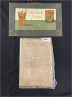 Tetley's Teas Early Advertisement