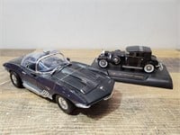 Corvette and Chrysler Le Baron