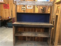 Primitive, Handmade Rough Pine Bench