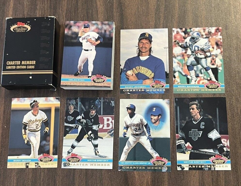 1991 Stadium Club Charter Member 50 Card Set