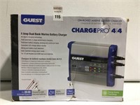 GUESTT CHARGE PRO 4/4  8AMP DUAL BANK MARINE