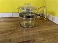 Vintage Glass Percolator Coffee Pot