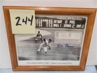 Don Larsen's Perfect Game 10/8/1956 Autographed -