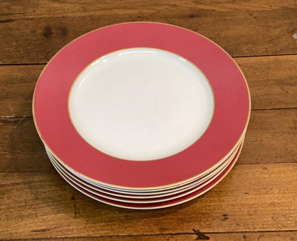 (6) 12" Raynaud Limoges Horizon Plates