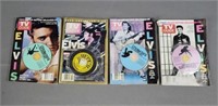 Lot Of Vintage Tv Guides W Sealed Elvis Records