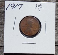 1917 US 1 Cent Penny