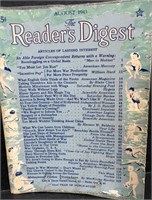 AUGUST 1943 READER'S DIGEST MAGAZINE