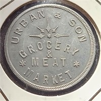 Urban & Son $1.00 Trade Coin Possibly Circa 1898