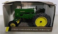 Die-cast John Deere 1953 70 Row-crop toy tractor