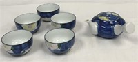 Japanese Tea Set and Five Cups