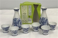 Vintage Eight-Piece Sake Set