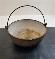 Vintage Cast Iron Cauldron Smelting Pot