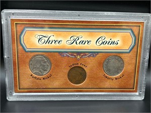 3 rare coin set liberty nickel indiant cent buffal