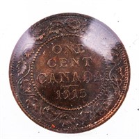 Canada 1915 Large Cent Red & Brown MS62 ICCS
