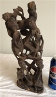 African Art Tree of Life Carved