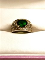 Estate Collection Emerald Green 1ct Ring