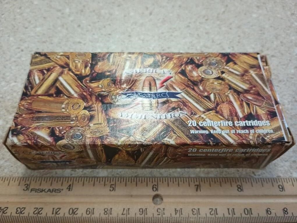 American Ammunition Box Of 20 Centerfire