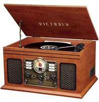 *6-in-1 Victrola Entertainment Center