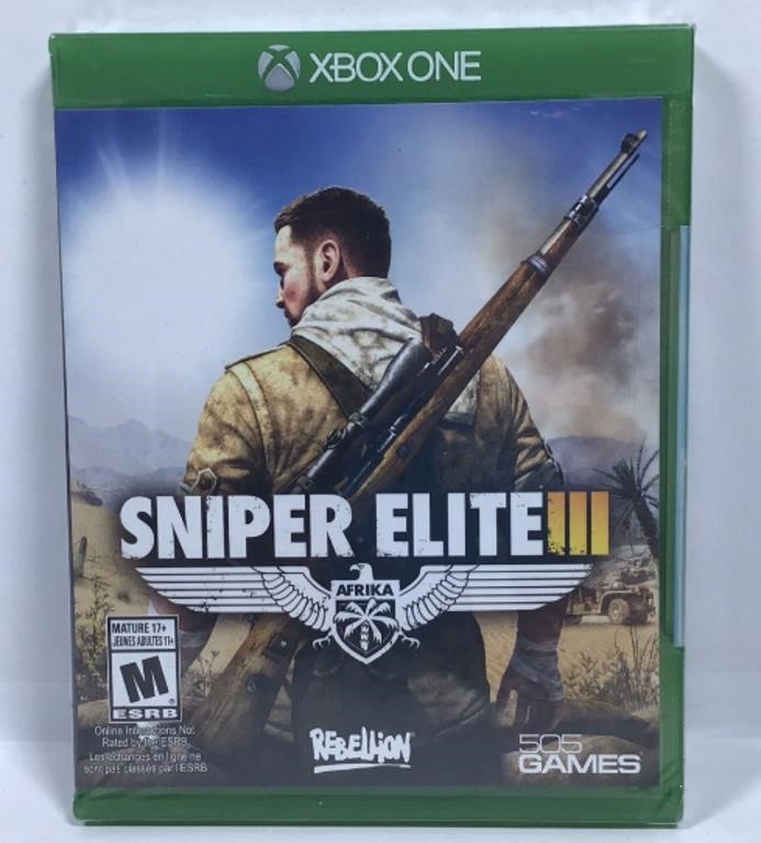 New XBOX One Sniper Elite lll Game