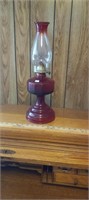 Vintage Red Oil Lamp