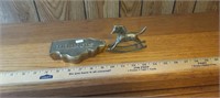 Brass Illinois Trinket Box + Rocky Horse