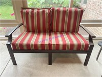 Brown Jordan Indoor/Outdoor Cushioned Love Seat