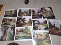 11 PC 8X10 PRINTS BY VIOLET SCHWENIG