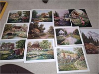 11 PC 8X10 PRINTS BY VIOLET SCHWENIG