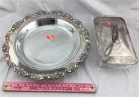 Towle Silverplate with Fire King Glass