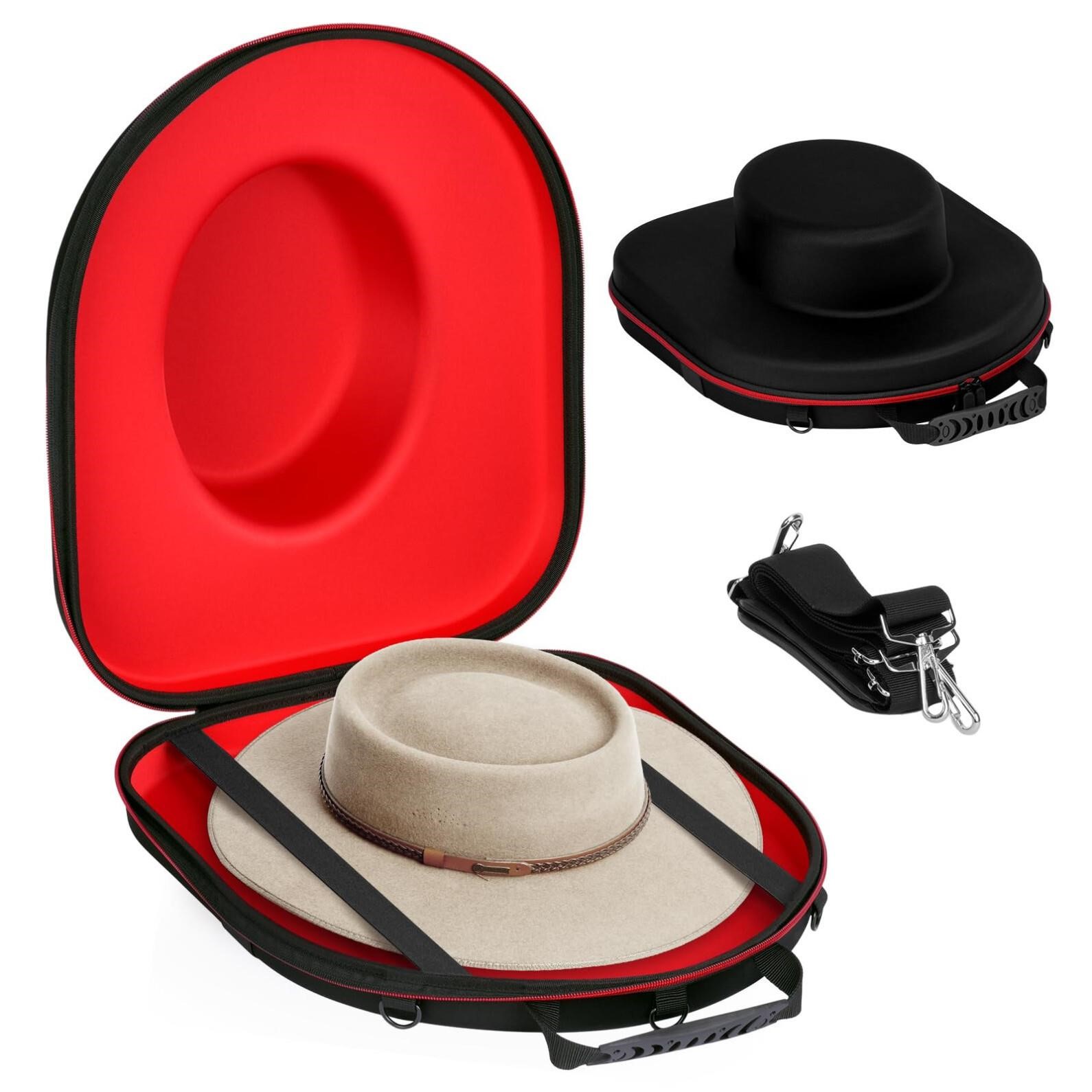 Nisorpa Cowboy Hat Box Holder for Travel Portable
